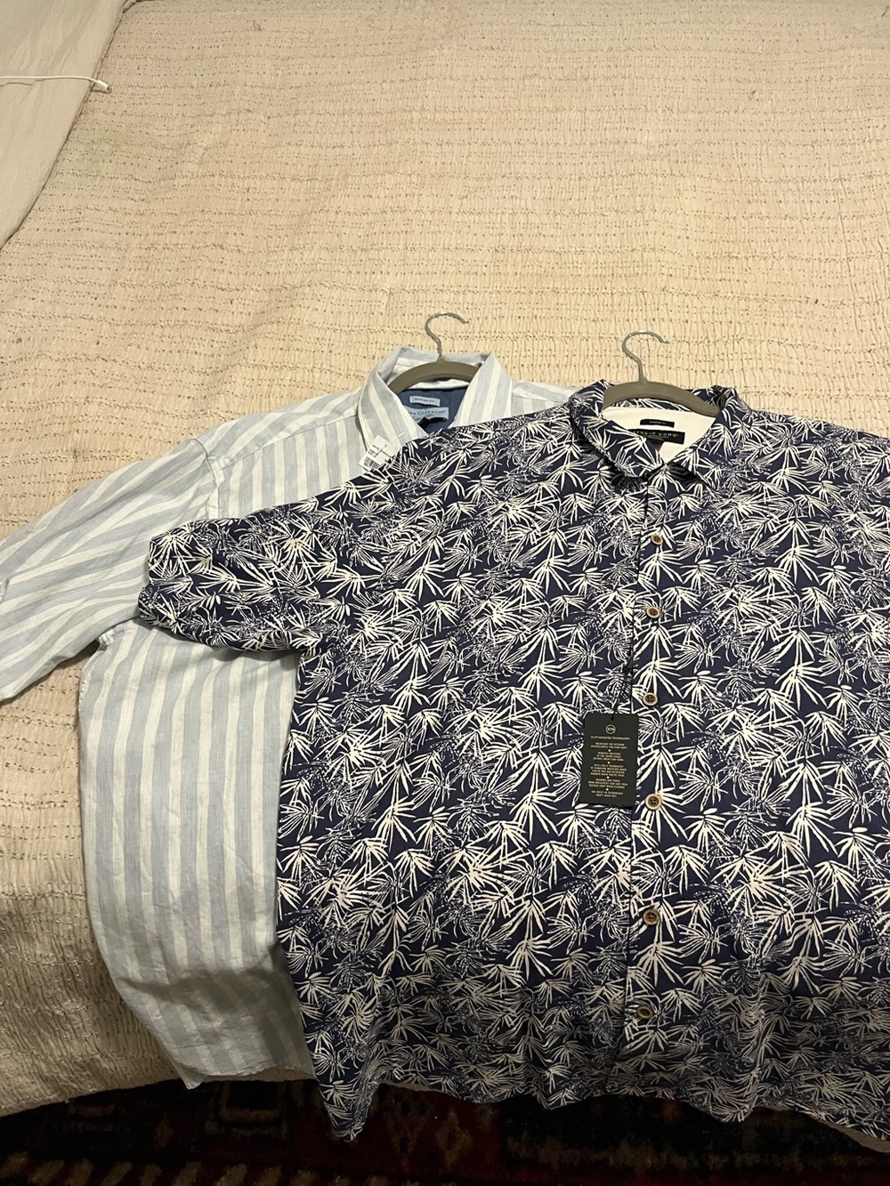 PRONTO UOMO & JOSEPH ABBOUD SHIRTS PAIR (2) Short Sleeve XXL NWT